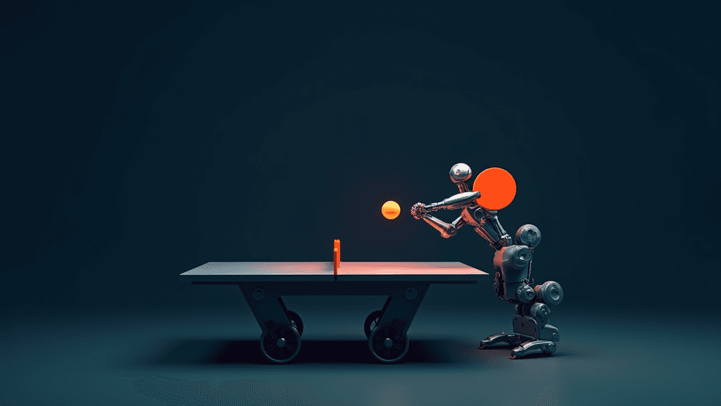 ☕️ Un robot de Sony bat des champions humains au ping-pong